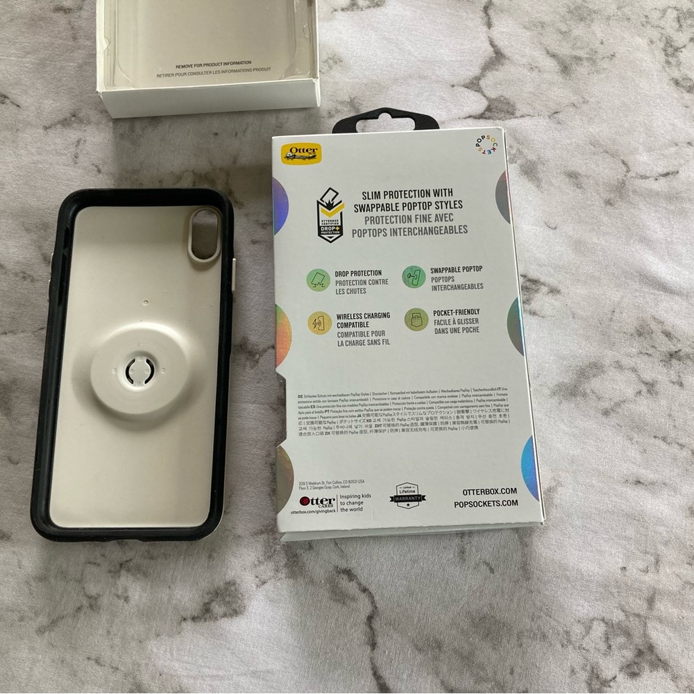 Otter + Pop marble pattern symmetry series case for IPhone Xs Max - Picture 6 of 8